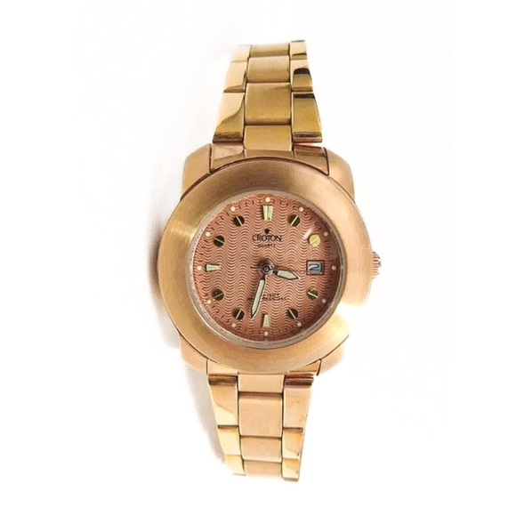 Women's Luminescent Dial Vintage Croton Stainless Steel Watch - Picture 1 of 4